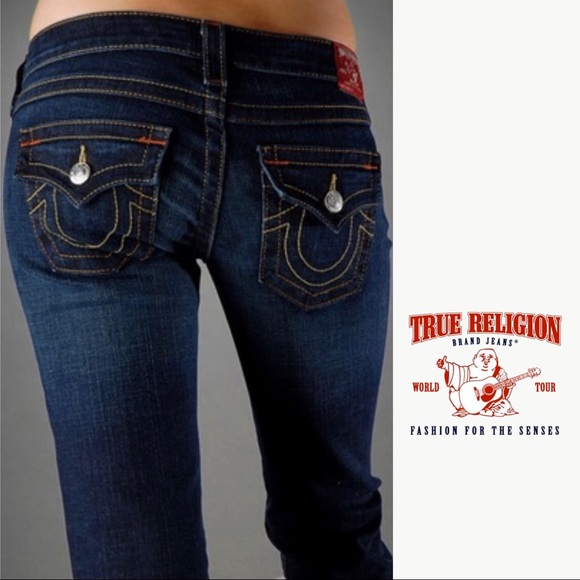 True Religion Women’s Billy Straight Jeans Size 26 - Picture 2 of 8